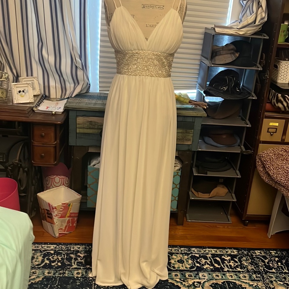 White gown/ wedding formal